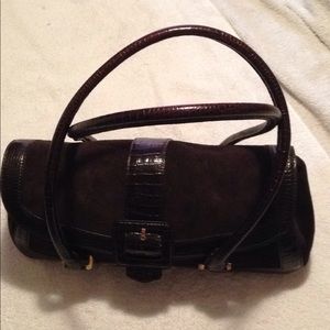Ann Taylor leather satchel